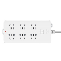 公牛（bull）新国标GN-109K全长5米六位带安全保护门 总控开关插座 接线板