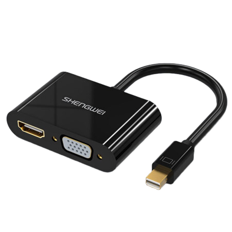 胜为(shengwei)Mini DP转HDMI/VGA转换器线 MN-60