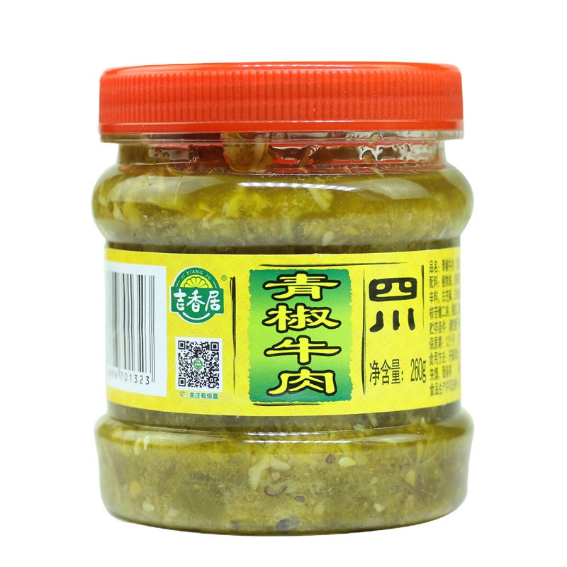 吉香居青椒牛肉(塑瓶)260g