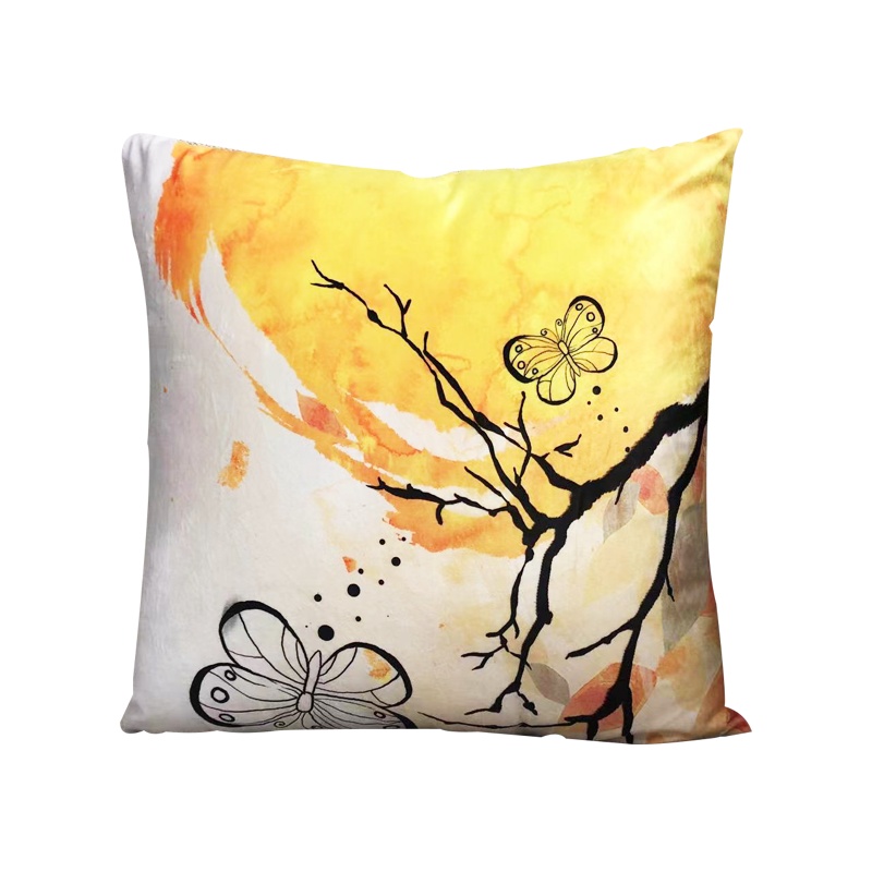 喜稚风景图抱枕45cm*45cm(可选购不含枕芯)