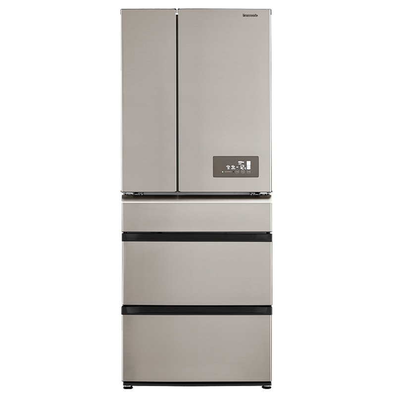 Panasonic/松下 NR-EE53WGB-T 五门变频风冷无霜抗菌净味多门顶置压缩机大容量家用大电冰箱