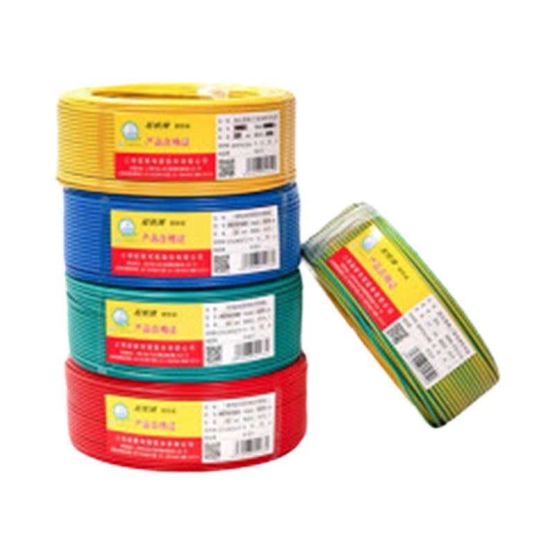 电线电缆 RV16平方国标家装进户总线 多股铜芯软线 电器仪器内部连接信号电源线100米(红色)