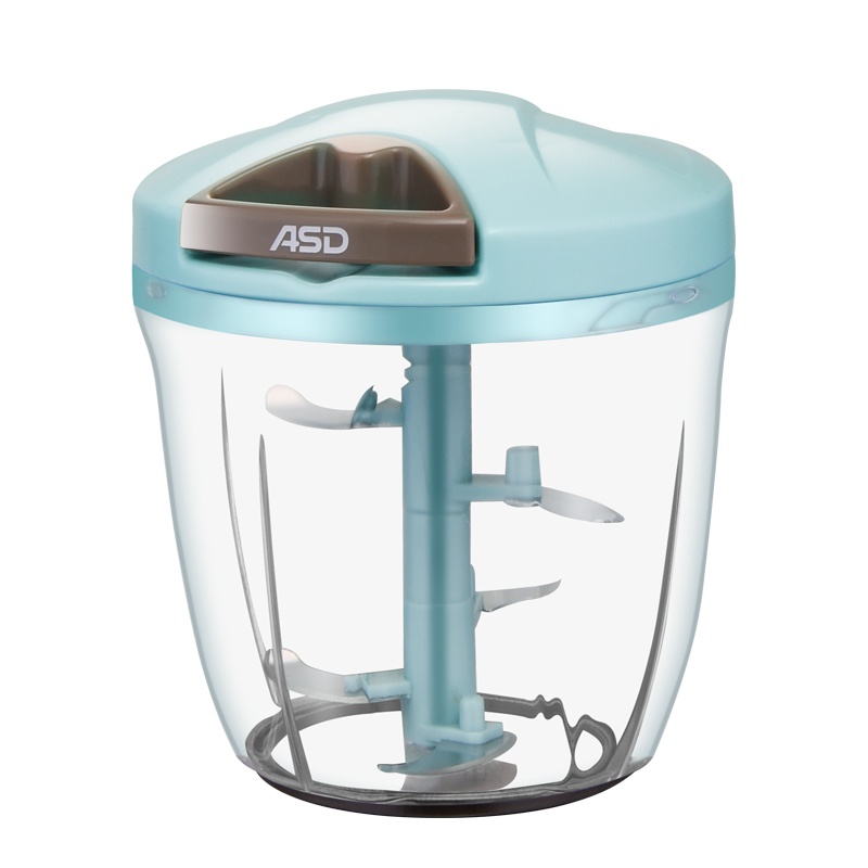 爱仕达绞肉机家用手动搅拌机饺子馅手拉式碎菜碎肉小型切辣椒神器RGS08B1WG (400ML)