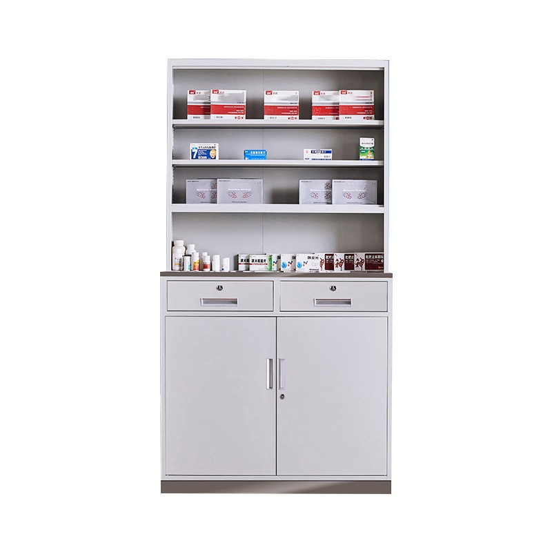 阿拉贡中药柜不锈钢药柜钢制调剂台医用配药柜诊所柜药店处置台