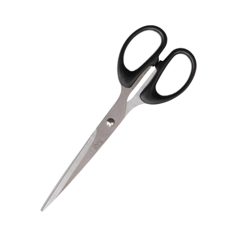 得力(deli) 33215办公家用生活剪刀180mm-黑色(单位:把)