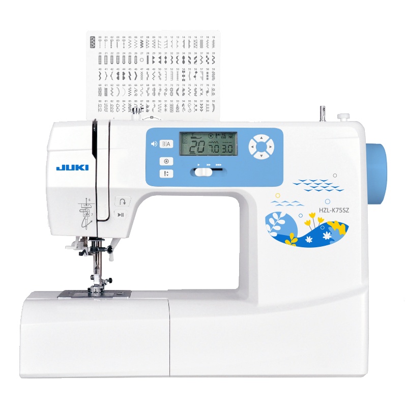 [官方正品]JUKI重机缝纫机K75SZ多功能家用电子电动台式锁边