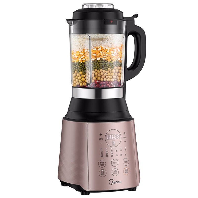 美的(Midea) 破壁机 家用多功能料理机搅拌机豆浆机免滤智能预约榨汁机 BL1041A 1
