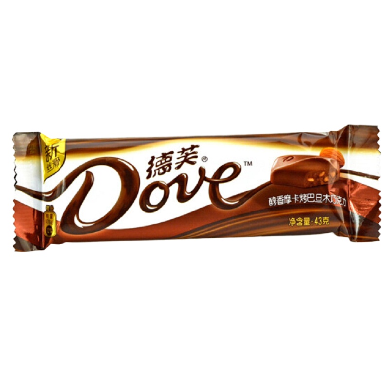 德芙醇香摩卡及烤巴旦木巧克力43g