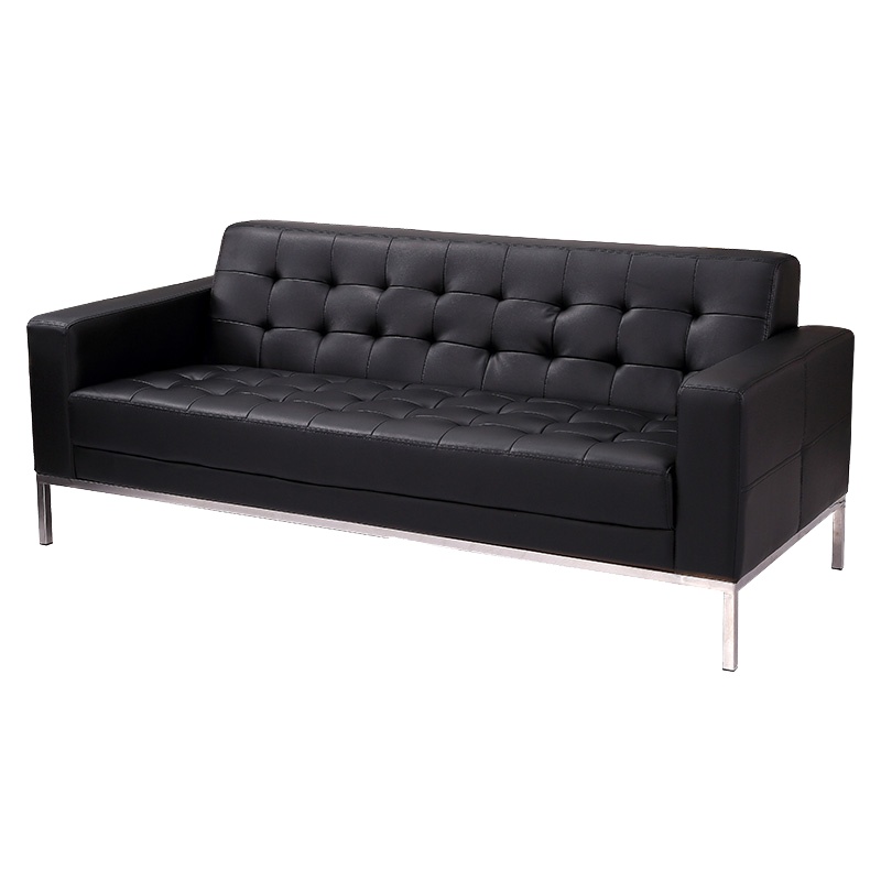 匡大 办公沙发组合商务接待西皮沙发单人位KDSF0801