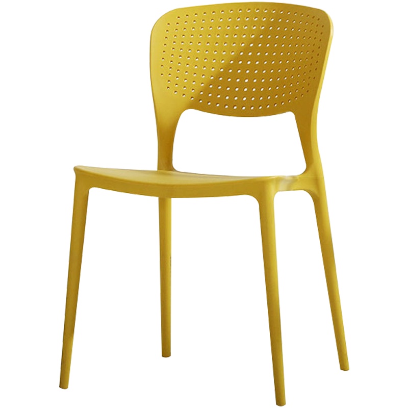 鑫金虎 现代简约镂空椅子塑料成人餐椅家用北欧书桌椅简易凳子加厚靠背椅