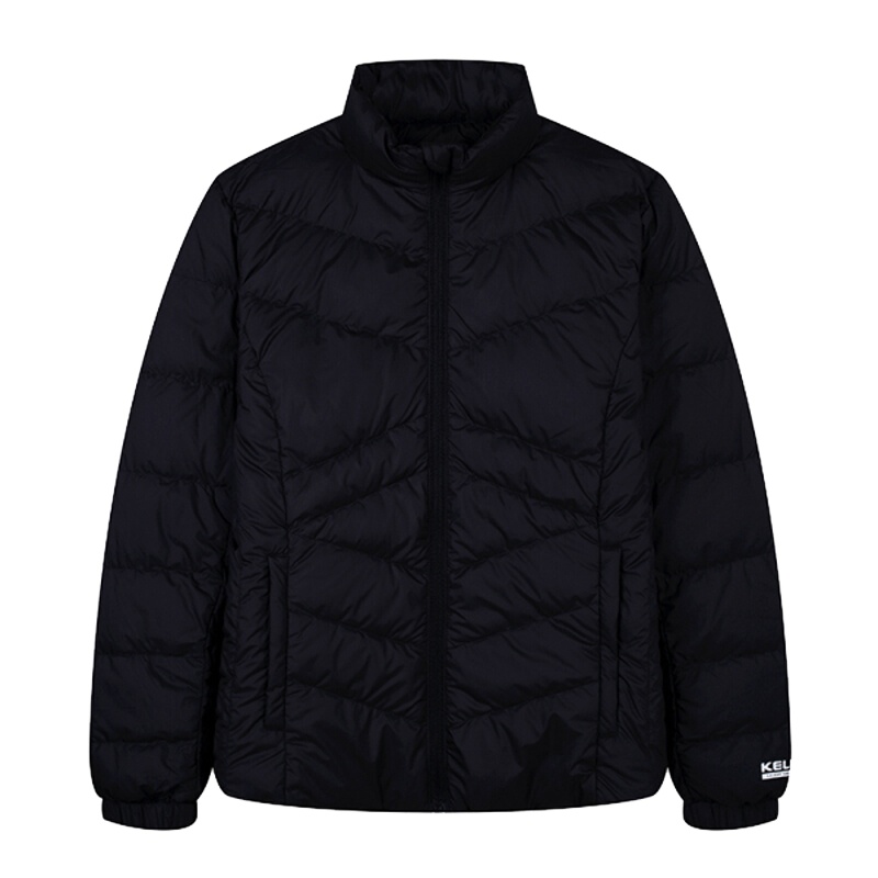 KELME卡尔美羽绒服女短款轻薄立领保暖休闲外套