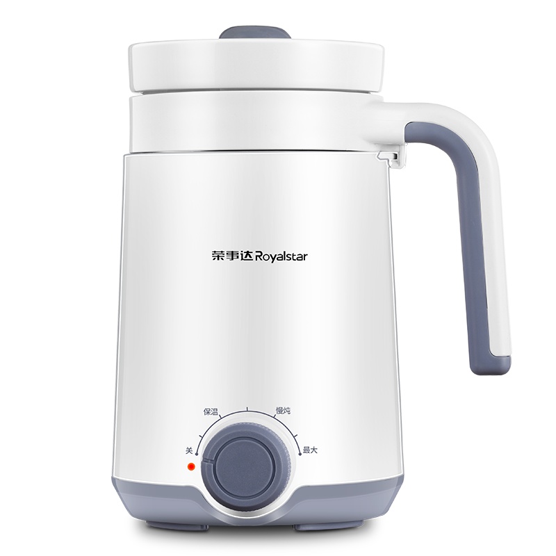 荣事达(Royalstar)养生电炖杯0.6L RDG-06A加厚陶瓷炖盅电热奶茶杯
