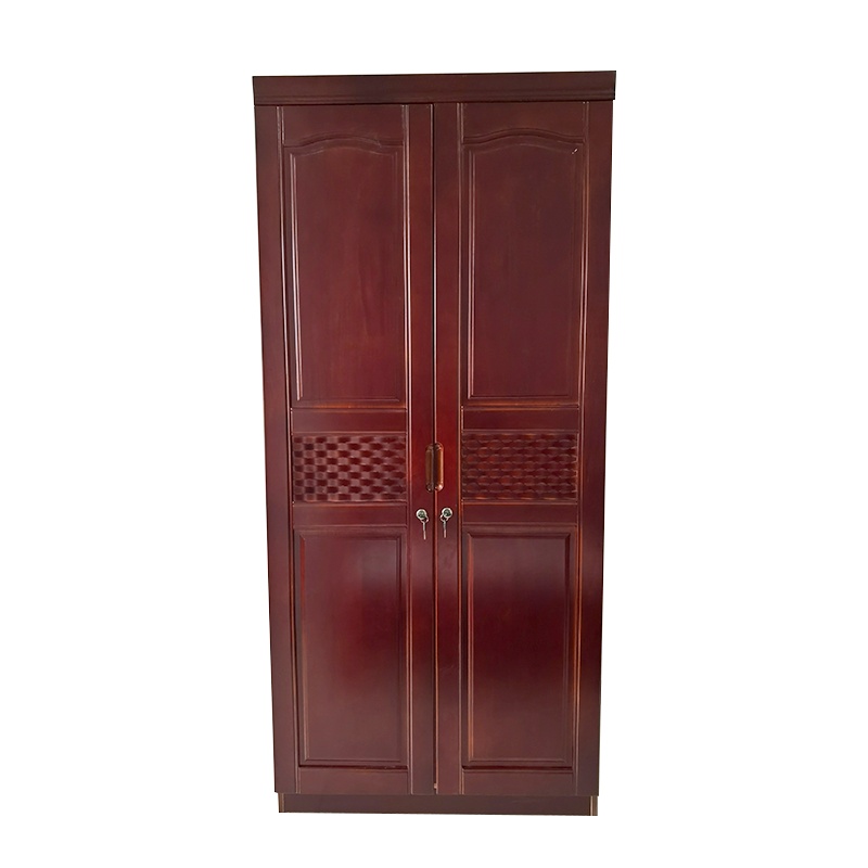 巨高家具现代中式简约实木衣柜 胡桃色