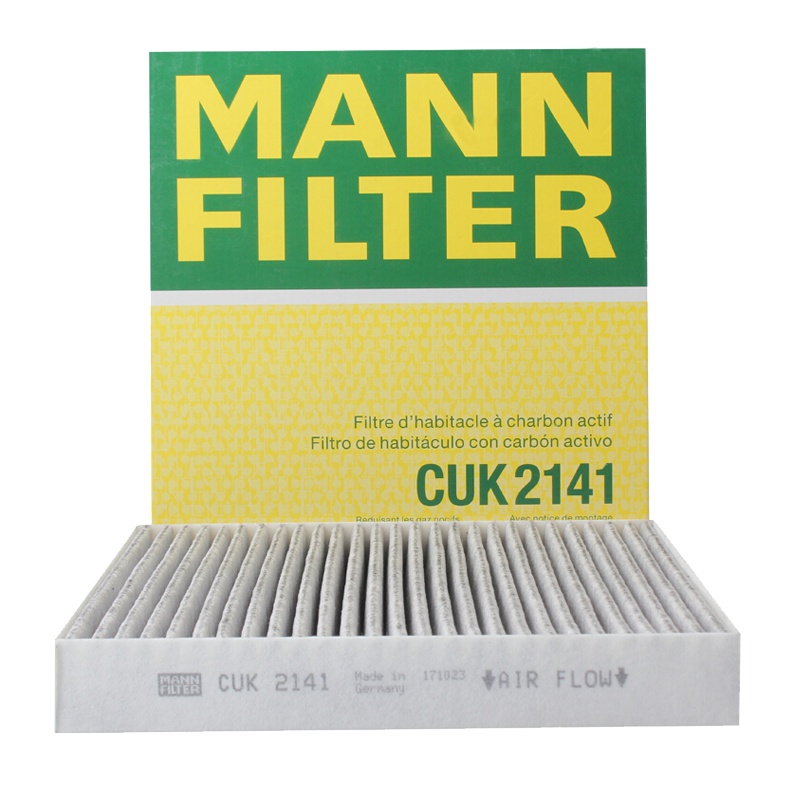 曼牌(MANN)活性炭空调滤CUK2141适配标致/森林人2代/奔腾/缤瑞/绅宝/翼神/劲炫/英菲尼迪FX/天籁/奕歌