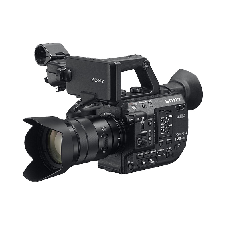 索尼(SONY)PXW-FS5M2K 专业数码摄像机 4K便携摄录一体机套餐 约884万像素 3.5英寸显示屏