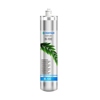 美国.爱惠浦(EVERPURE) 厨下式家用直饮净水器H-100主滤芯 美国原装进口 大流量0废水 五重过滤 不锈钢机身