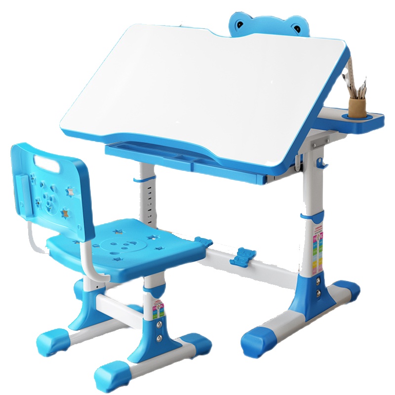 家优梦 儿童书桌学习桌椅子小学生写字桌家用可升降写字台女孩课桌椅套装