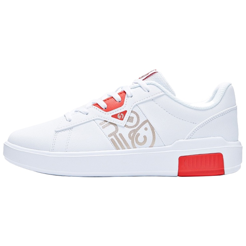 [鼠年特别款]361运动鞋女鞋2020春季新款皮革低帮板鞋582016604