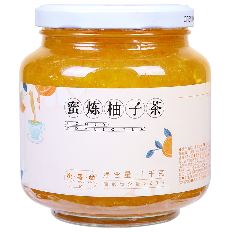 恒寿堂蜜炼柚子茶1kg