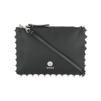 VERSACE副线品牌VERSUS 金属边饰手拿包斜挎小方包【官可验