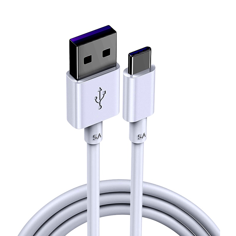 塔菲克(TAFIQ)type-c数据线适用华为荣耀3M;颜色分类:5A/象牙白[两条装]