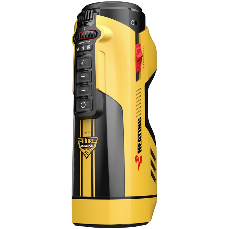 高速伸缩夹吸加温发声飞机杯男用自慰器具 男性自慰成人情趣性用品 未来舱黄金风暴定制款