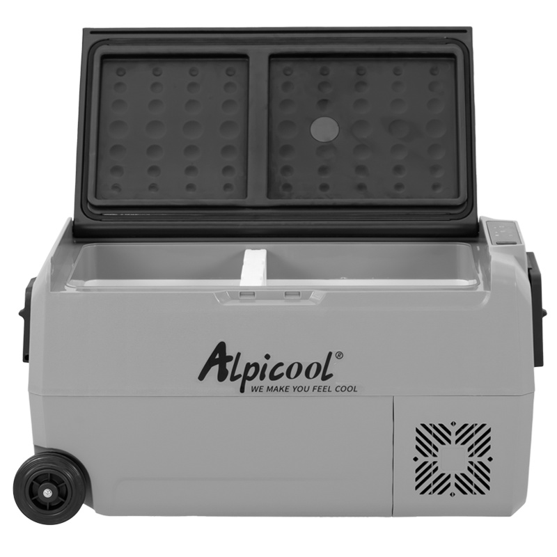 冰虎(Alpicool)车载冰箱压缩机制冷T36升车用可结冰双温双控12V24V冷冻冷藏分区房车货车户外便携拉杆小型冰箱