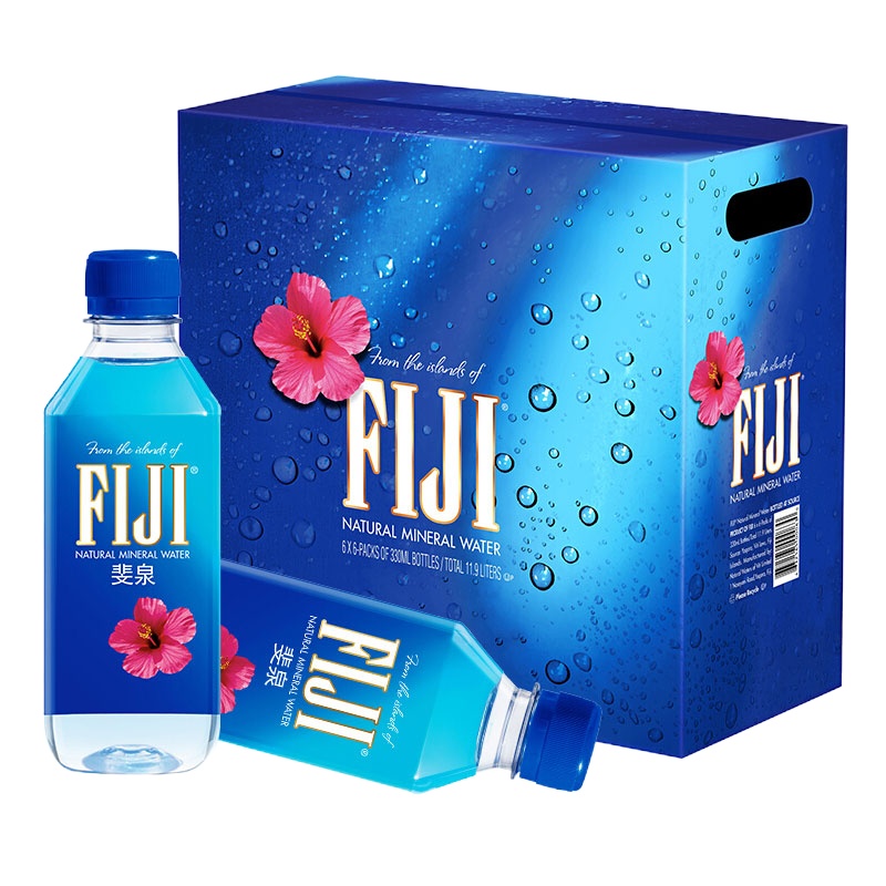 斐济（FIJI Water）斐泉天然矿泉水 330ml*36瓶 斐济进口