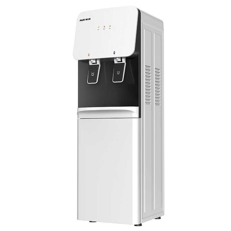 奥克斯/AUX 自营饮水机 象牙白 温热即热茶饮机 推杯取水直饮两用自动茶吧桶装水净水YR-5-X-21