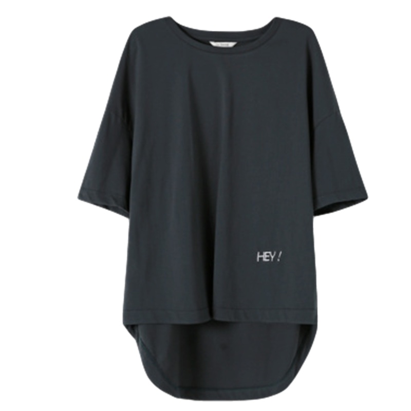 La Babite拉贝缇设计感小众短袖T恤女装夏季新款白色宽松纯棉上衣ins潮