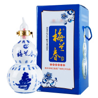 梅兰春 42度寿酒 500ml 单瓶装 芝麻香型 白酒 中华老字号 纯粮酿造 京剧大师梅兰芳故乡美酒 寿宴祝酒佳品