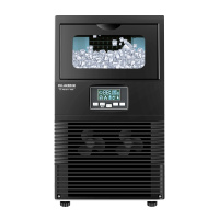 美菱(MELING)商用制冰机日产量40公斤 全自动方冰32格 KTV奶茶店 冰块厚度可调 MZB-40ZF32