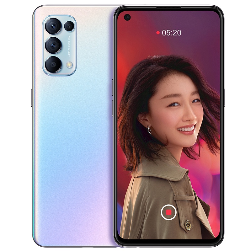 OPPO Reno5 5G 星河入梦 8GB+128GB 全网通 骁龙765G 6400万水光人像四摄 65W闪充 轻薄机身拍照美颜游戏智能手机