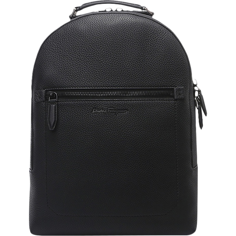 Salvatore Ferragamo 菲拉格慕 男士FIRENZE BLAC系列牛皮双肩背包 240823