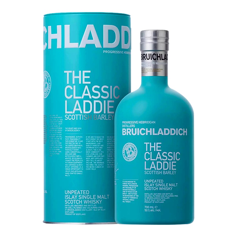 布赫拉迪(Bruichladdich)洋酒 麦芽经典苏格兰单一麦芽威士忌 700ml