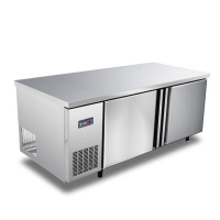 晶贝(Jinbest) 双温工作台商用厨房操作台不锈钢平冷保鲜冷冻卧式冷藏冷冻柜奶茶网咖1.8*0.8*0.8米 双温