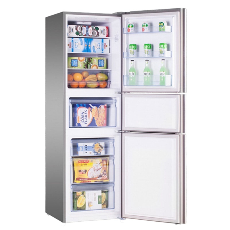 【线下同款】海信(Hisense) 251升三门冰箱 风冷无霜干湿分储 家用冰箱