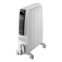 德龙(DeLonghi)电油汀KD830820E家用办公室8片取暖电暖器 双层包谷快速制暖 定时节能静音万象滚轮油汀