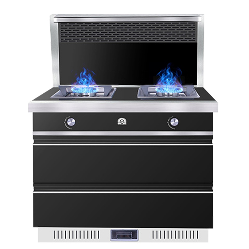 容声(RONGSHNEG)集成灶 RQ103 一体式侧吸式下排油烟机 自动洗 天然气 油烟机燃气灶消毒柜