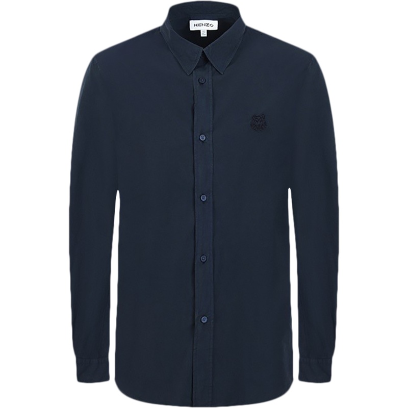 KENZO 高田贤三 男士 棉质翻领长袖衬衫 FA6 5CH400 1LA