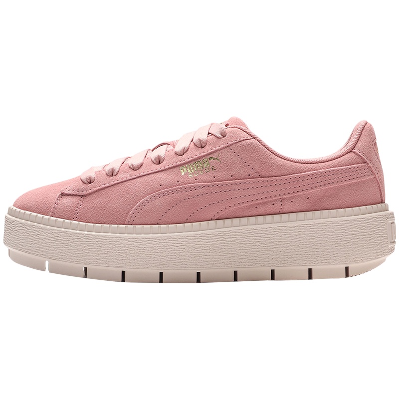 Puma彪马女鞋樱花粉Rihanna厚底松糕鞋板鞋36583013