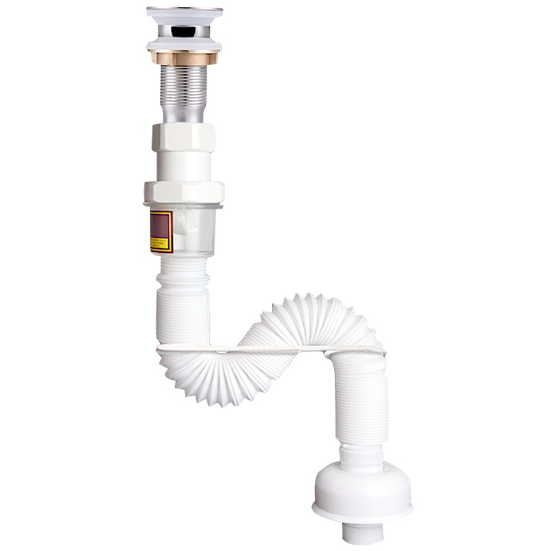 潜水艇洗脸盆下水器配件面盆下水管防臭洗手盆卫生间台盆排水套装