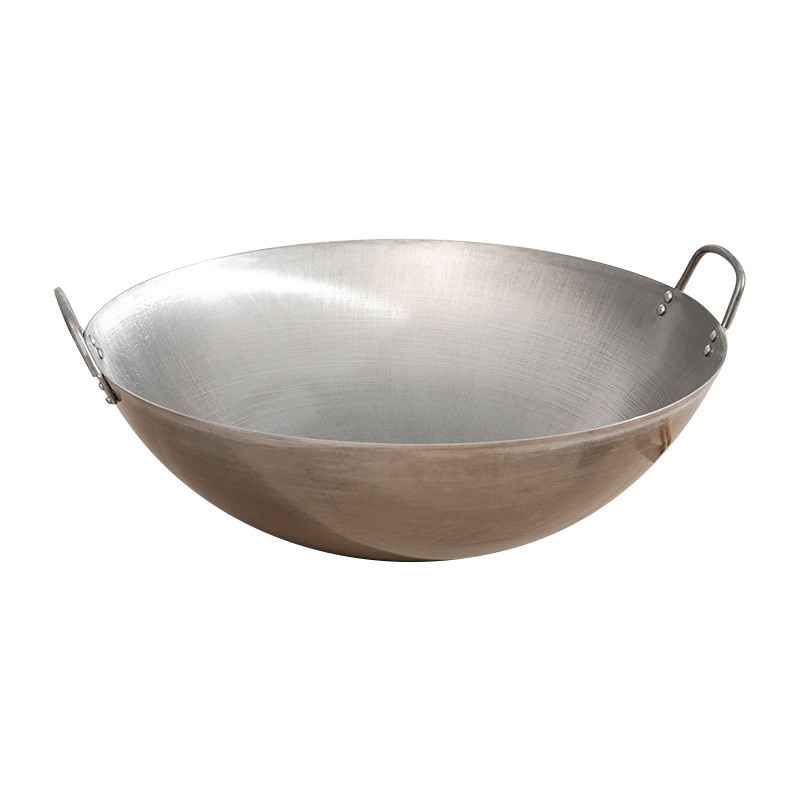 是尚 商用铁锅 双耳钢板锅边锅加厚 50规格(实际直径48.5cm)