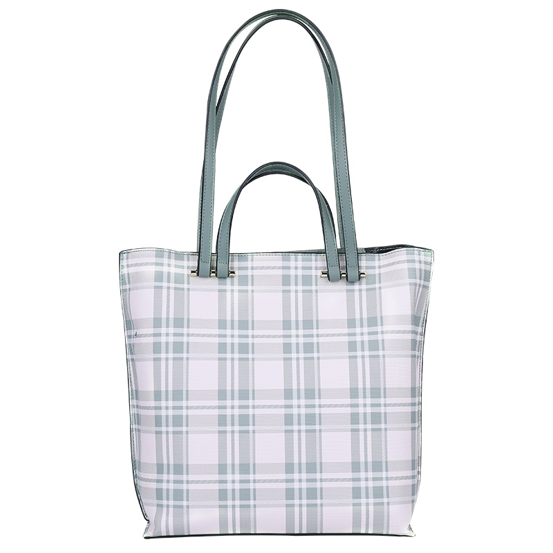 dubaolu/都宝路新款小清新格子手提包大容量水桶包单肩包大包女包