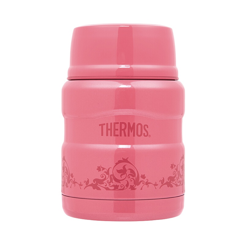 [品牌直采]THERMOS膳魔师 真空304不锈钢焖烧杯保温杯通用 SK-3000MR PRP 470ML 粉色