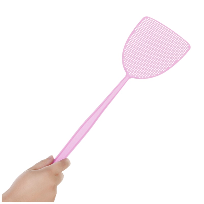 美丽新 苍蝇拍灭蚊拍耐用网面加长柄 45