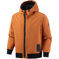 阿迪达斯男服外套运动夹克加绒连帽休闲运动服FJ0261