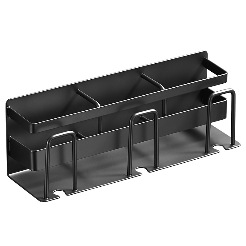 可高(KGao)牙刷牙杯置物架304不锈钢免打孔卫生间漱口杯套装儿童牙膏收纳架