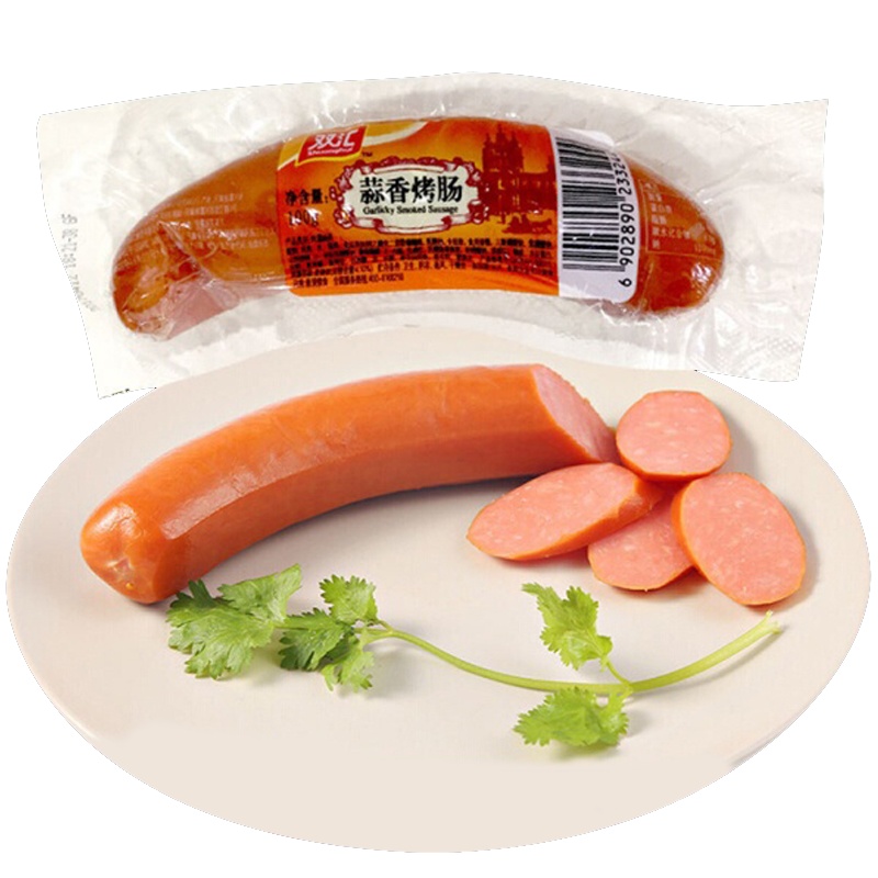 双汇 蒜味肠450g*4袋