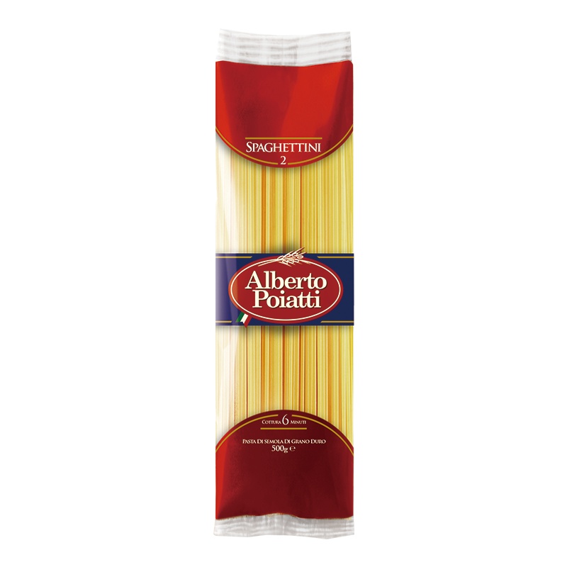 意大利进口 百朵怡意大利面 2号 细直面 500g